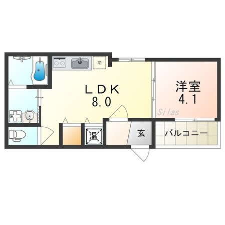 堺駅 徒歩6分 2階の物件間取画像